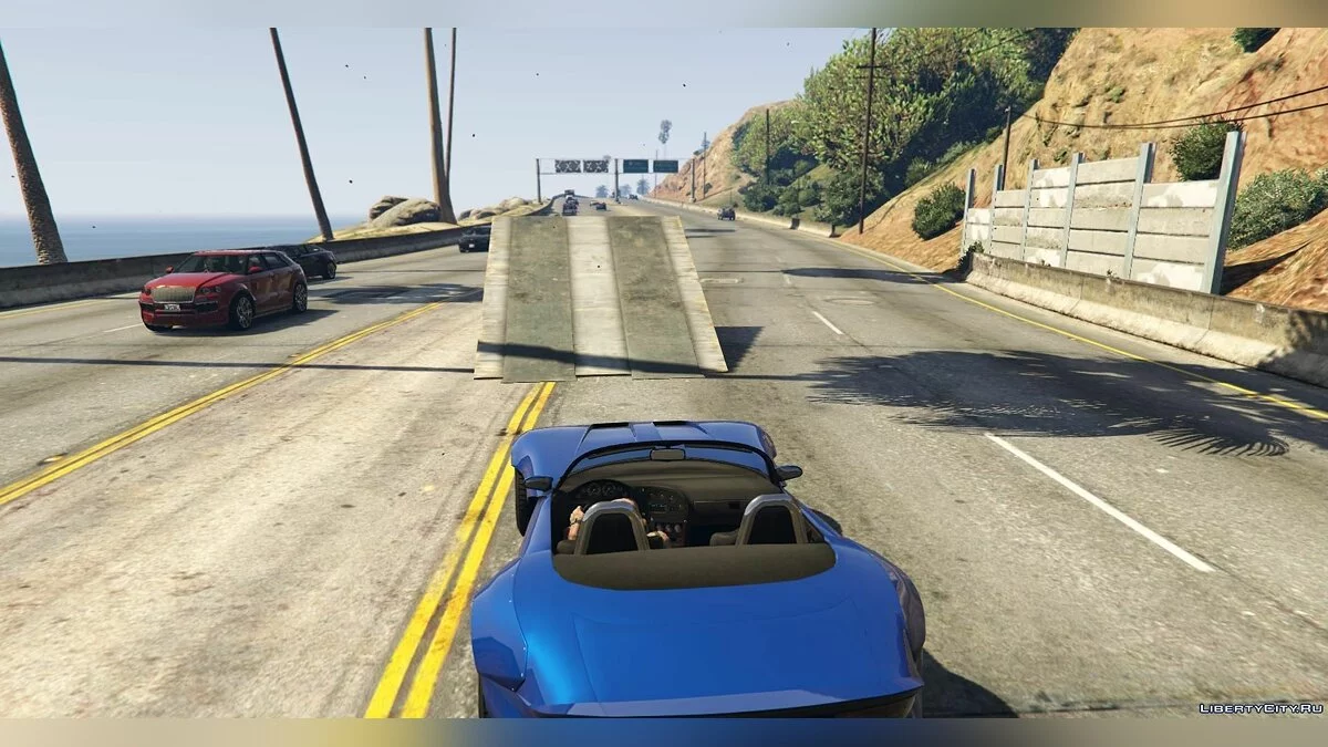 Simple Ramp Spawner With Speed Boost 0.3 / GTA 5