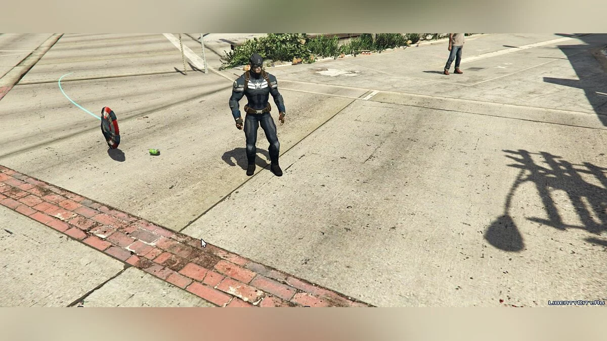 Captain America Shield Throwing Mod / GTA 5