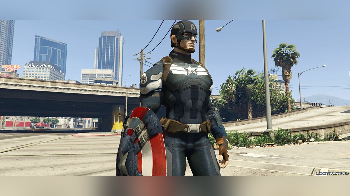 Скачать Captain America Shield Throwing Mod для GTA 5