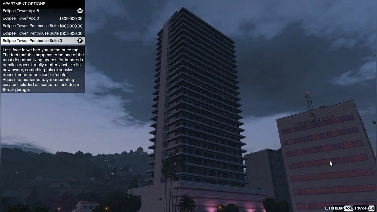 Single Player Apartment 1.9.1 / GTA 5