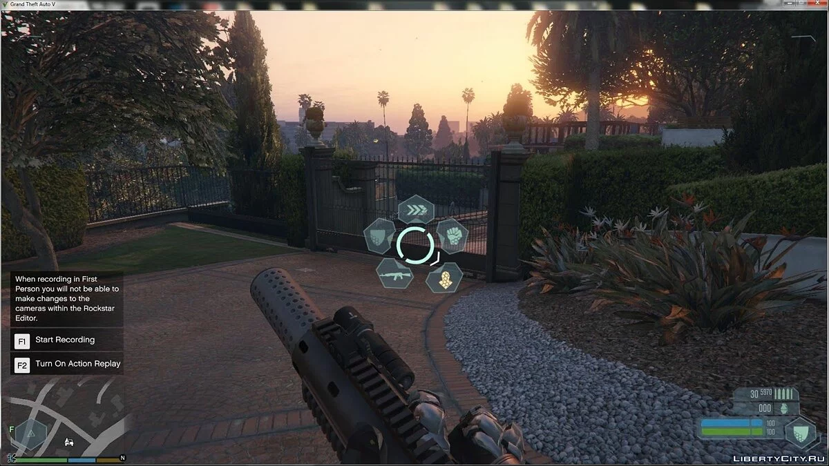 GTA V - Crysis script mod / GTA 5