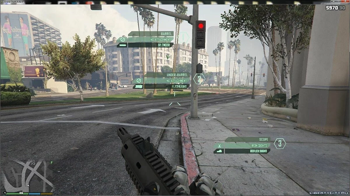 GTA V - Crysis script mod / GTA 5