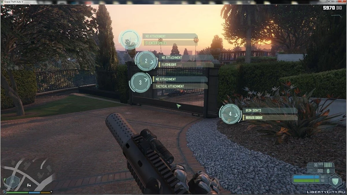 GTA V - Crysis script mod / GTA 5