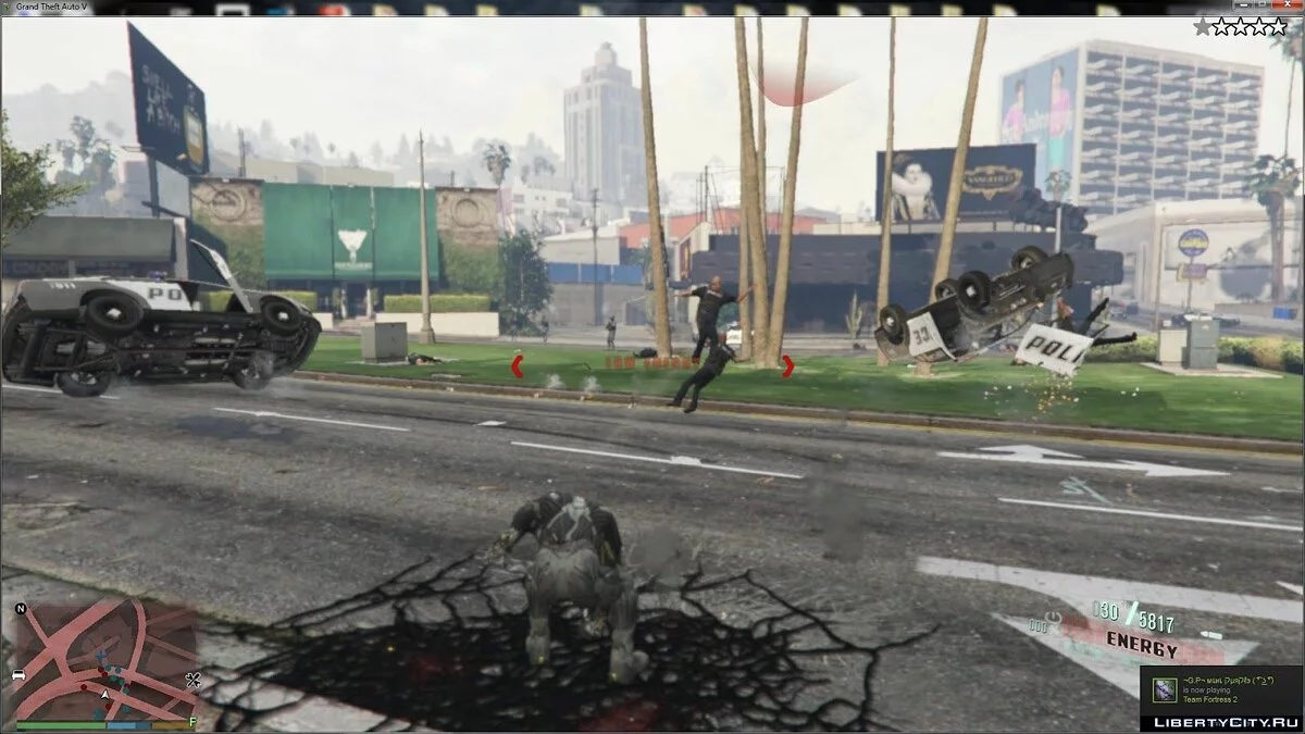 GTA V - Crysis script mod / GTA 5