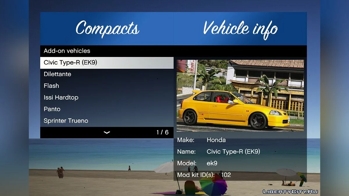 Add-On Vehicle Spawner v1.3.1 / GTA 5
