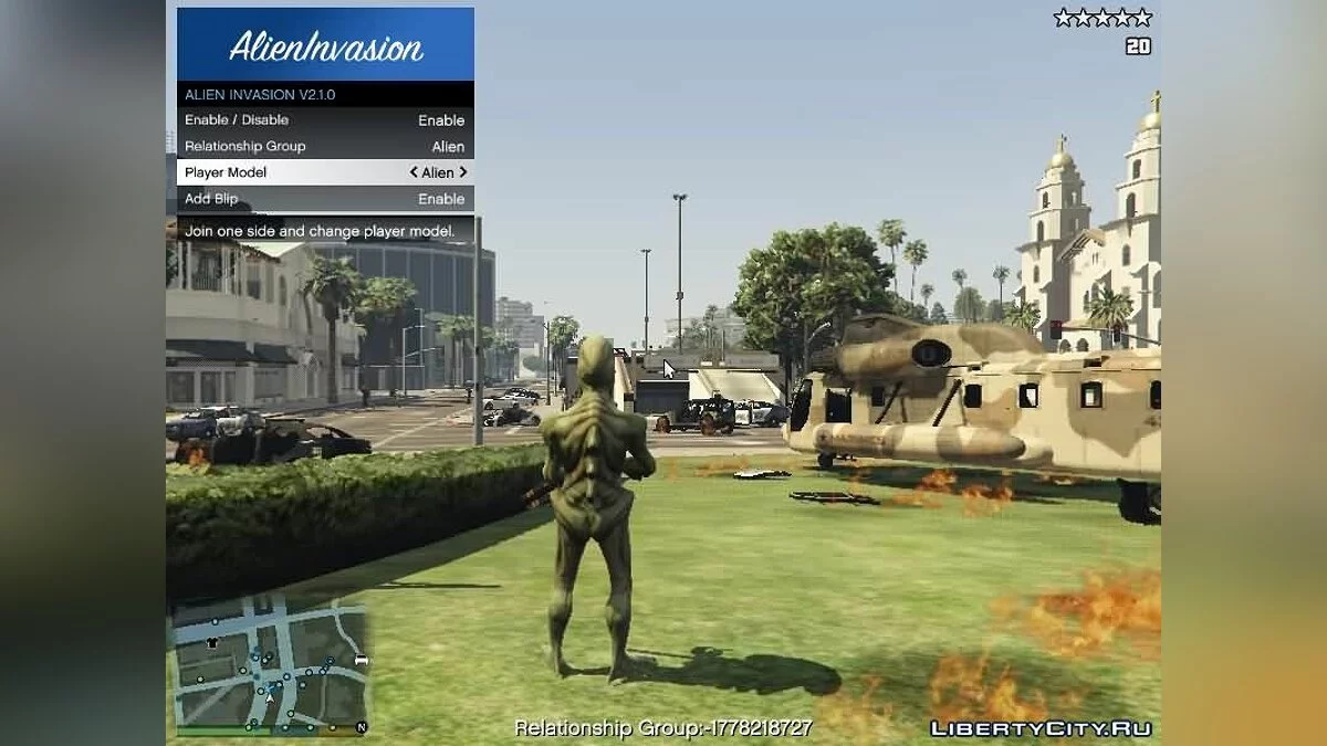 Alien Invasion v2.2.1 / GTA 5