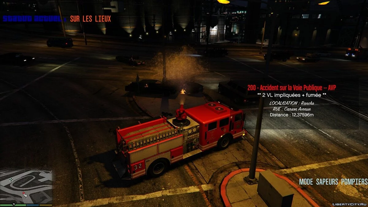Firefighter Mod (Mode Sapeurs-Pompiers) 2.5A / GTA 5