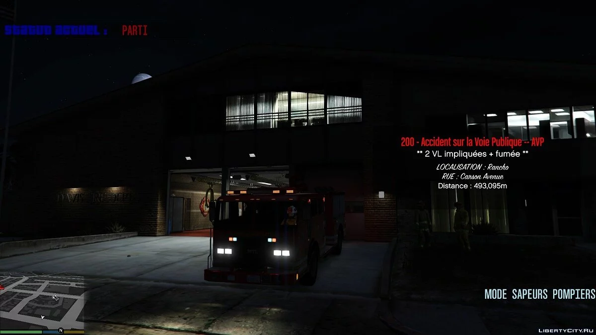 Firefighter Mod (Mode Sapeurs-Pompiers) 2.5A / GTA 5