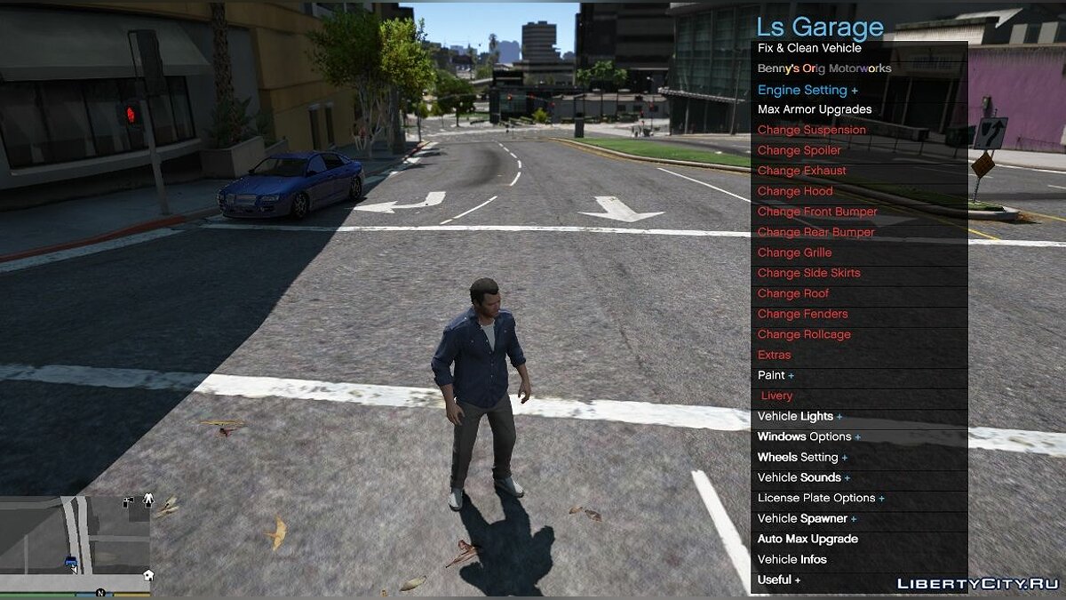 Скачать LS Garage / Tuning & Modification Menu, Spawner And More 1.2 для  GTA 5