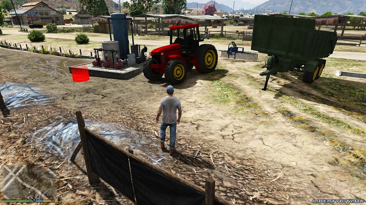 Скачать Farming Life Project - Mod 1.1 - симулятор фермера для GTA 5