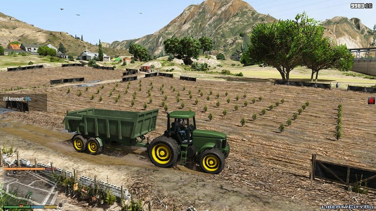 Скачать Farming Life Project - Mod 1.1 - симулятор фермера для GTA 5