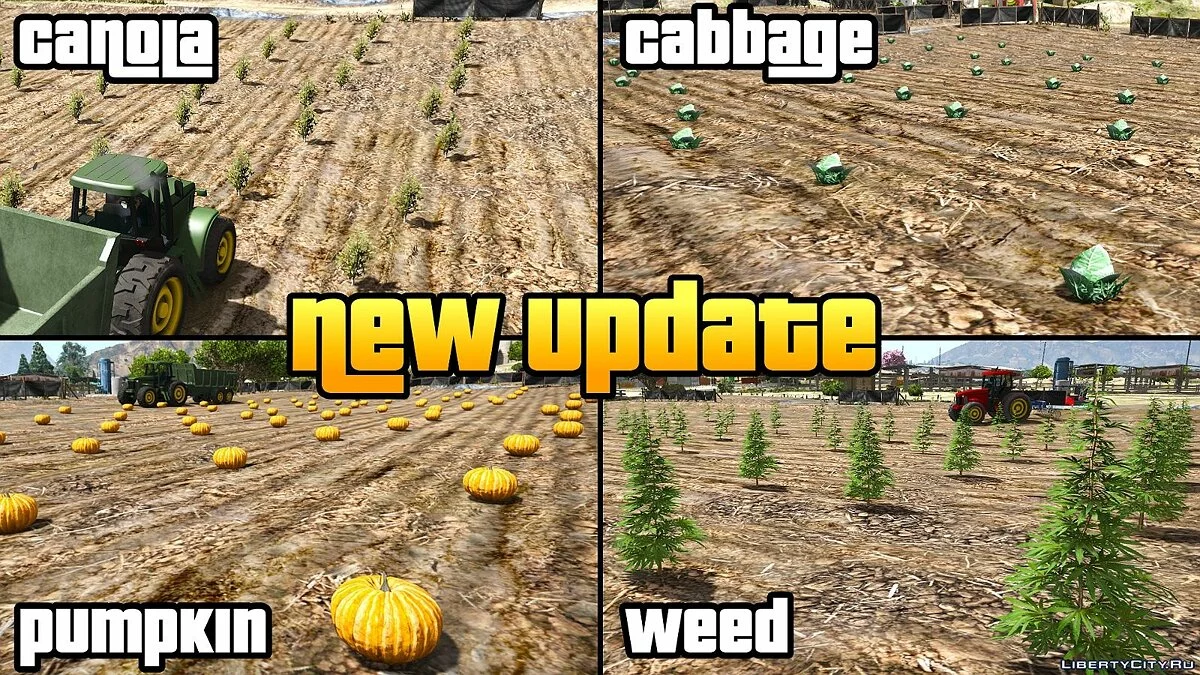 Farming Life Project - Mod 1.1 - симулятор фермера / GTA 5