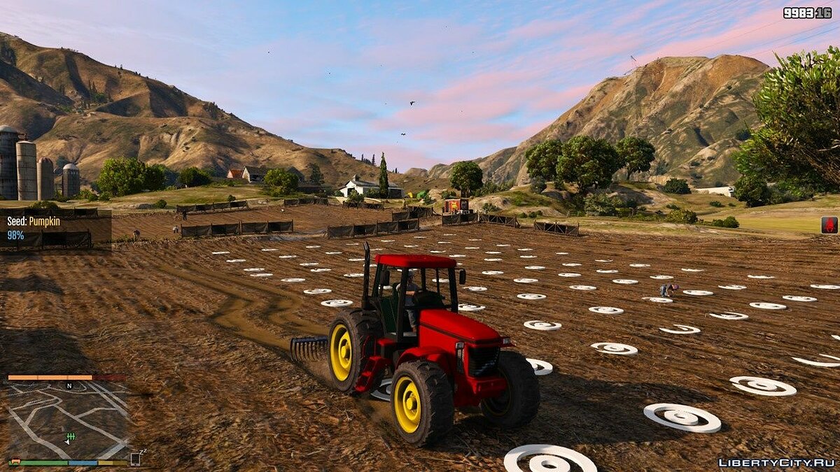 Скачать Farming Life Project - Mod 1.1 - симулятор фермера для GTA 5