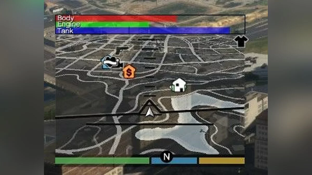 Индикатор повреждения машины / GTA 5