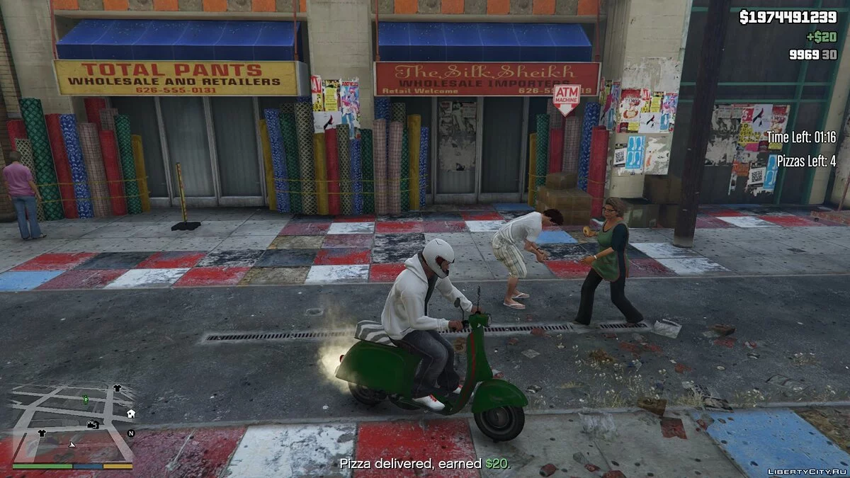 Pizza Delivery Mission 1.1.0 - Доставка пиццы / GTA 5