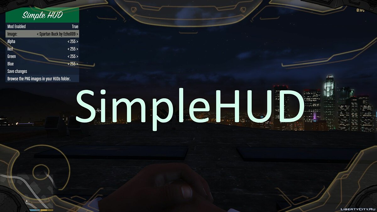 Скачать SimpleHUD 1.0.0 - Создай свой худ для GTA 5