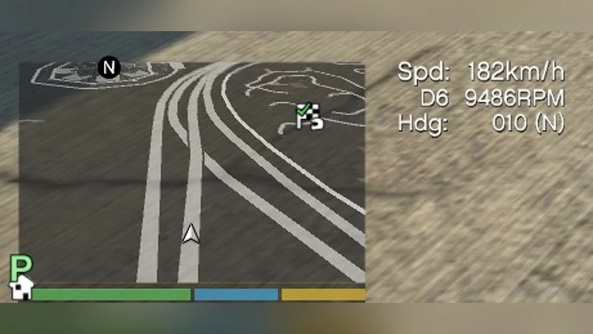 Простой Спидометр 1.0 / GTA 5