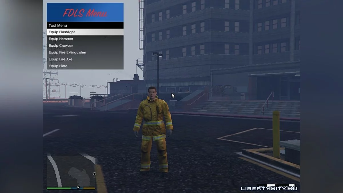 FDLS Menu 1.0 - Меню пожарной охраны / GTA 5