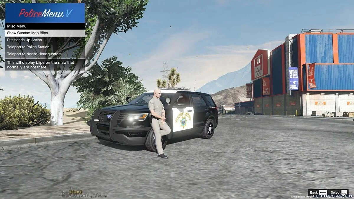 PoliceMenu V 2.1 - Полицейское меню / GTA 5