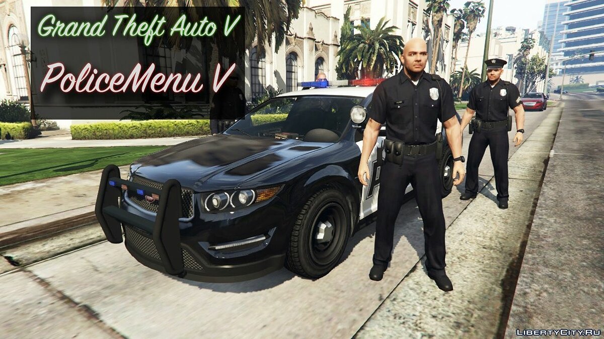 Скачать PoliceMenu V 2.1 - Полицейское меню для GTA 5