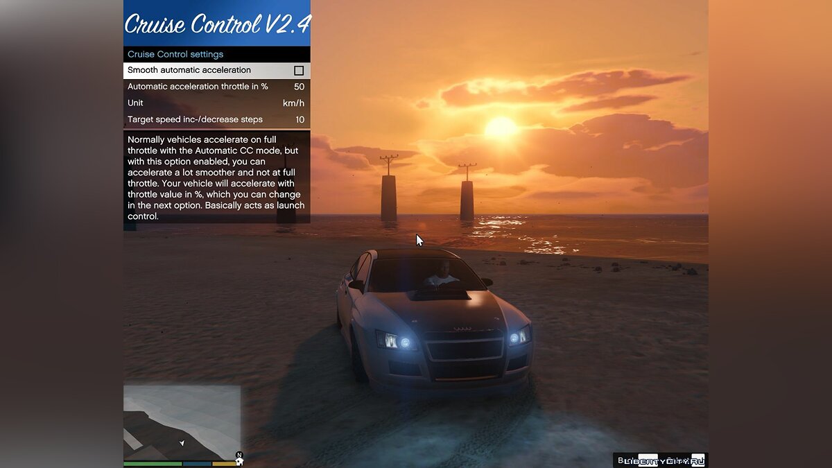 Скачать Enhanced Cruise Control/Speedlimiter 2.9b - Настраиваемый  круиз-контроль для GTA 5