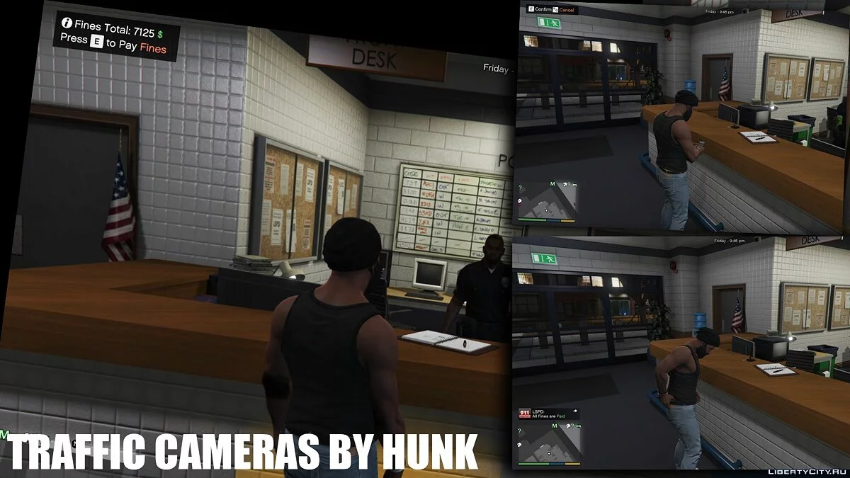 TrafficCameras 1.7b - Фиксация нарушений на дороге / GTA 5