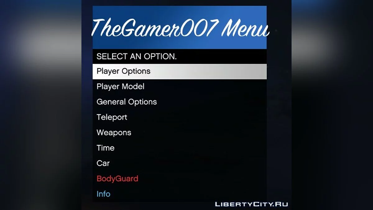 TheGamer Menu 0.3 - Удобное игровое меню  / GTA 5