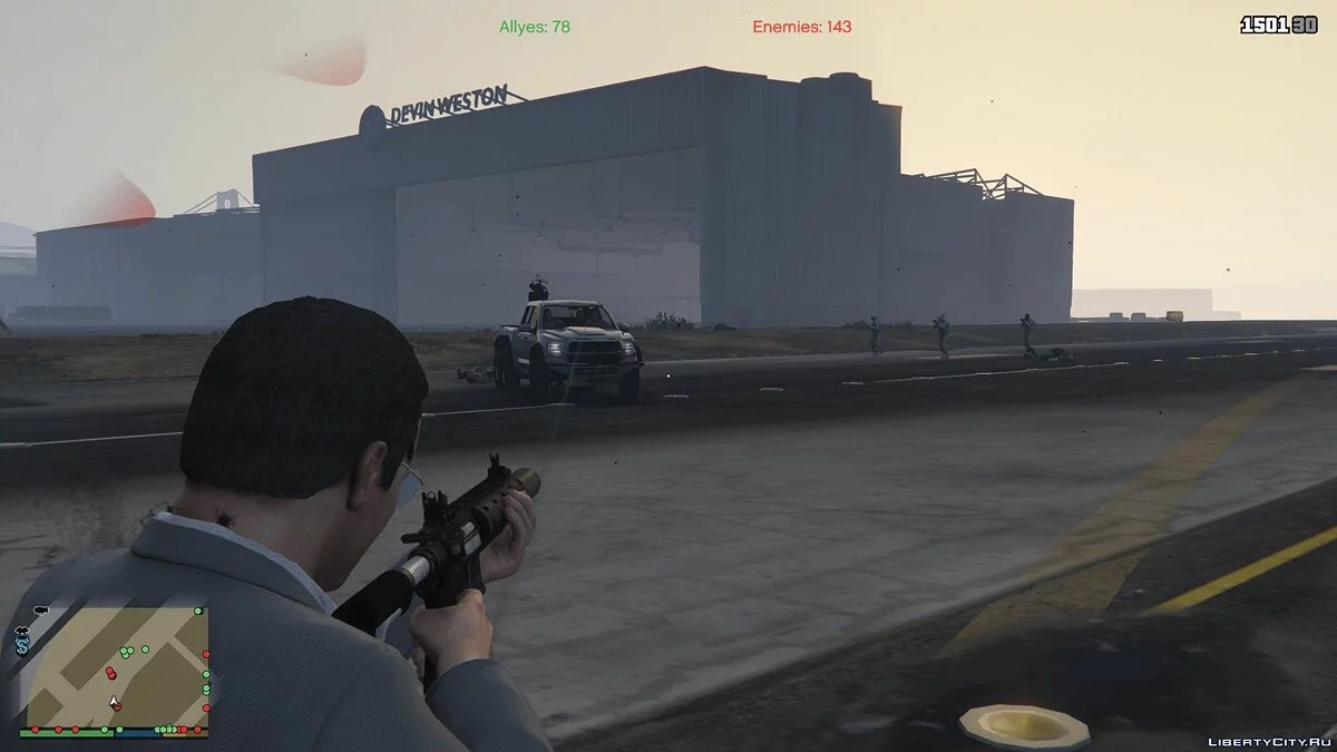 Вражеские волны (зона боевых действий) v1.2.0 / GTA 5