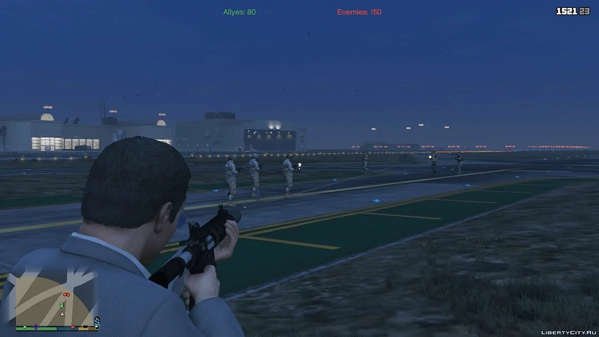 Вражеские волны (зона боевых действий) v1.2.0 / GTA 5