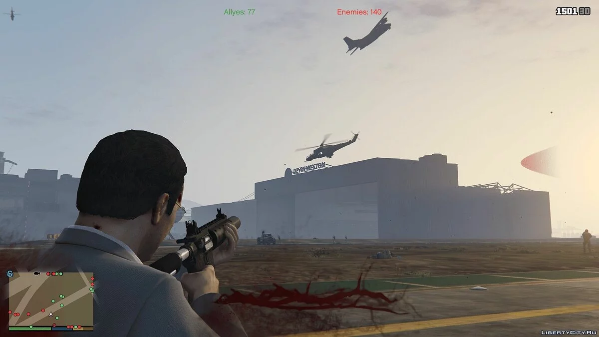Вражеские волны (зона боевых действий) v1.2.0 / GTA 5