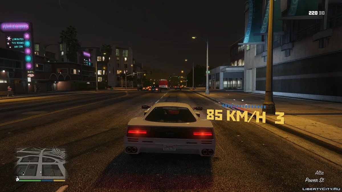 Простой 3D спидометр / GTA 5