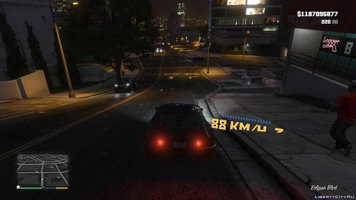 Простой 3D спидометр / GTA 5