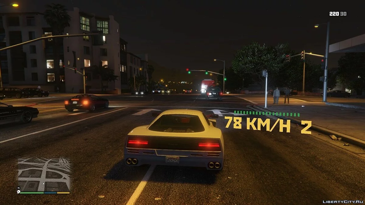 Простой 3D спидометр / GTA 5