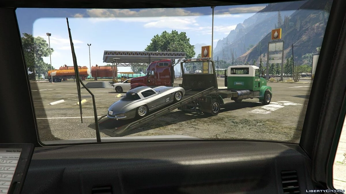 Работающий погрузчик Flatbed  / GTA 5