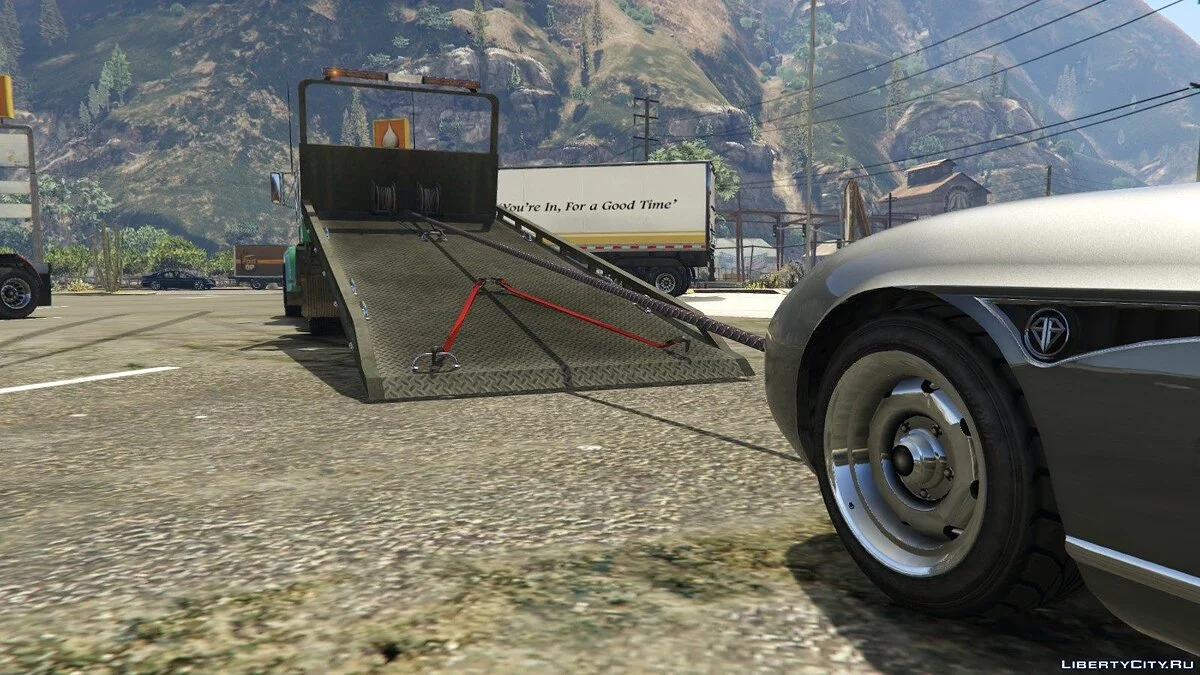 Работающий погрузчик Flatbed  / GTA 5