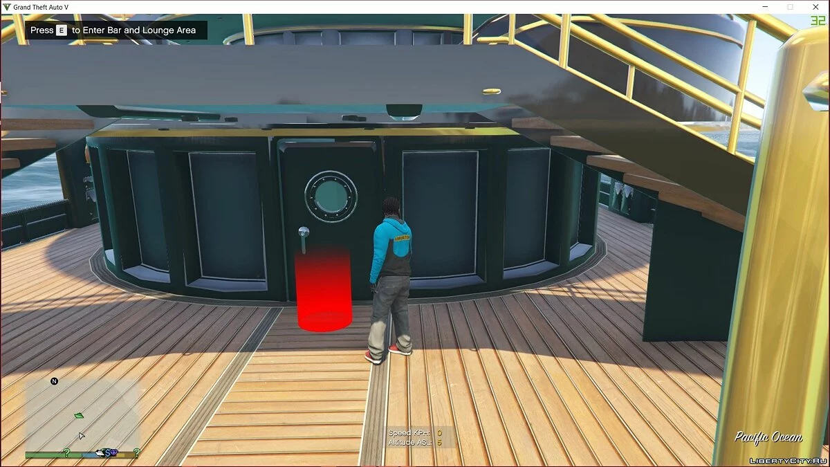Рабочая яхта Galaxy Super / GTA 5
