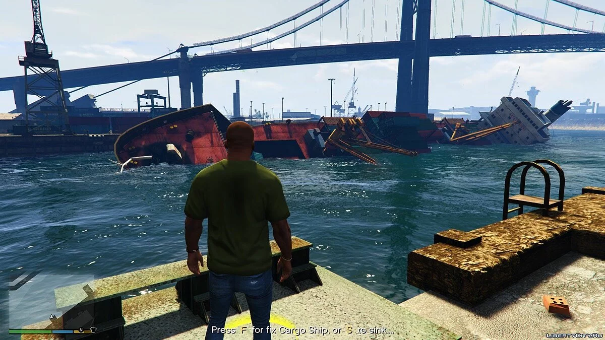 Восстановленный грузовой корабль / GTA 5