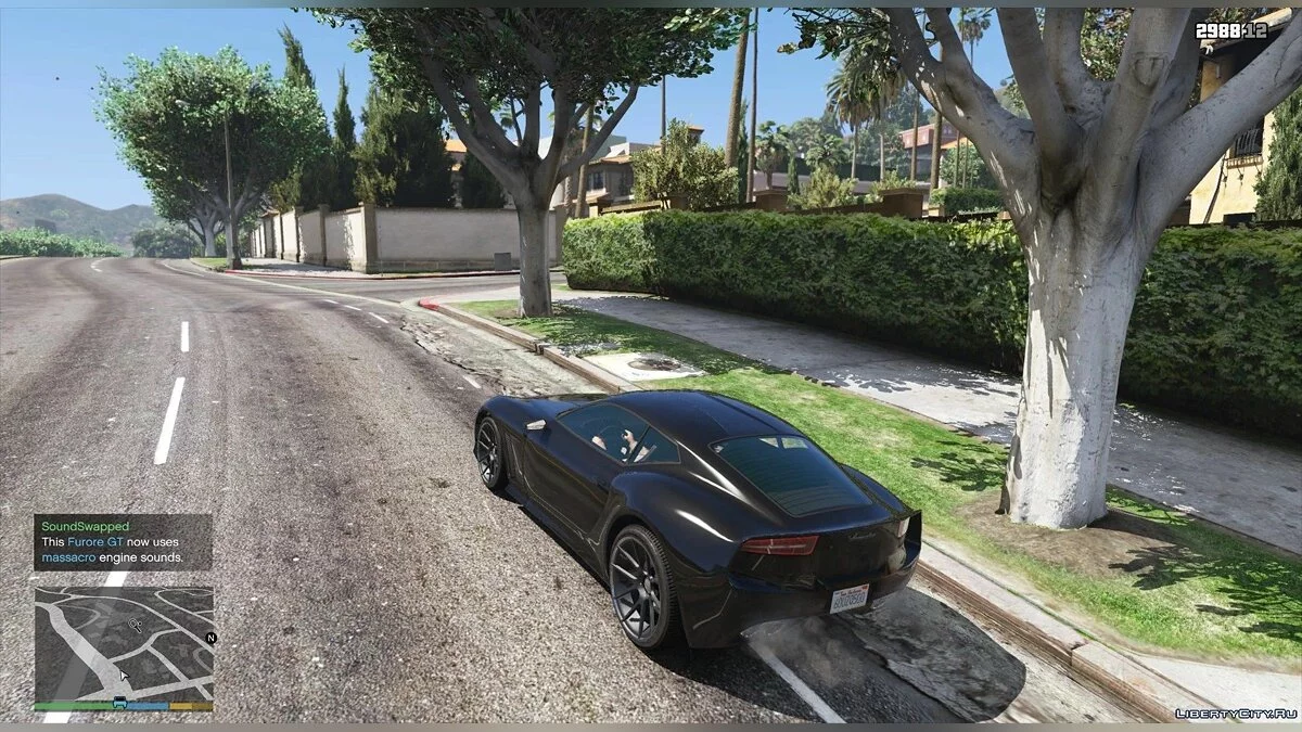 Изменение звука двигателя / GTA 5