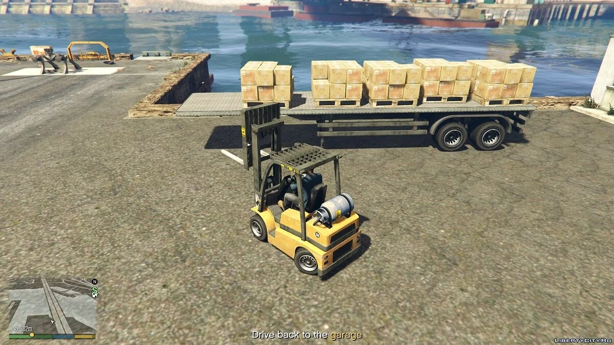 Работа штабелёром / GTA 5