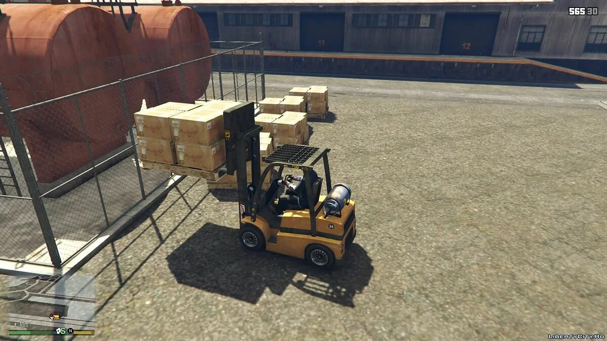 Работа штабелёром / GTA 5