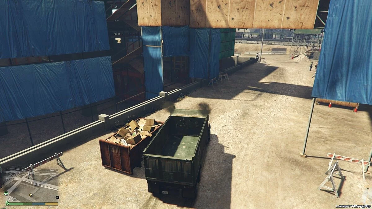 Возможность работать водителем мусоровоза / GTA 5