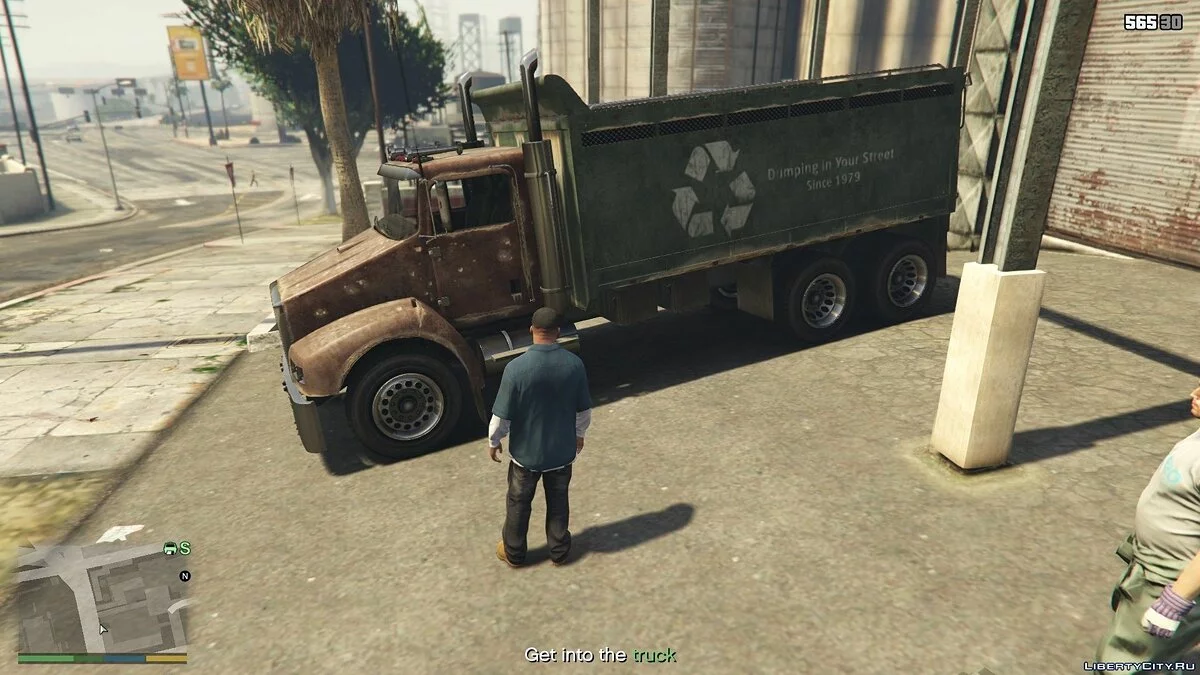 Возможность работать водителем мусоровоза / GTA 5