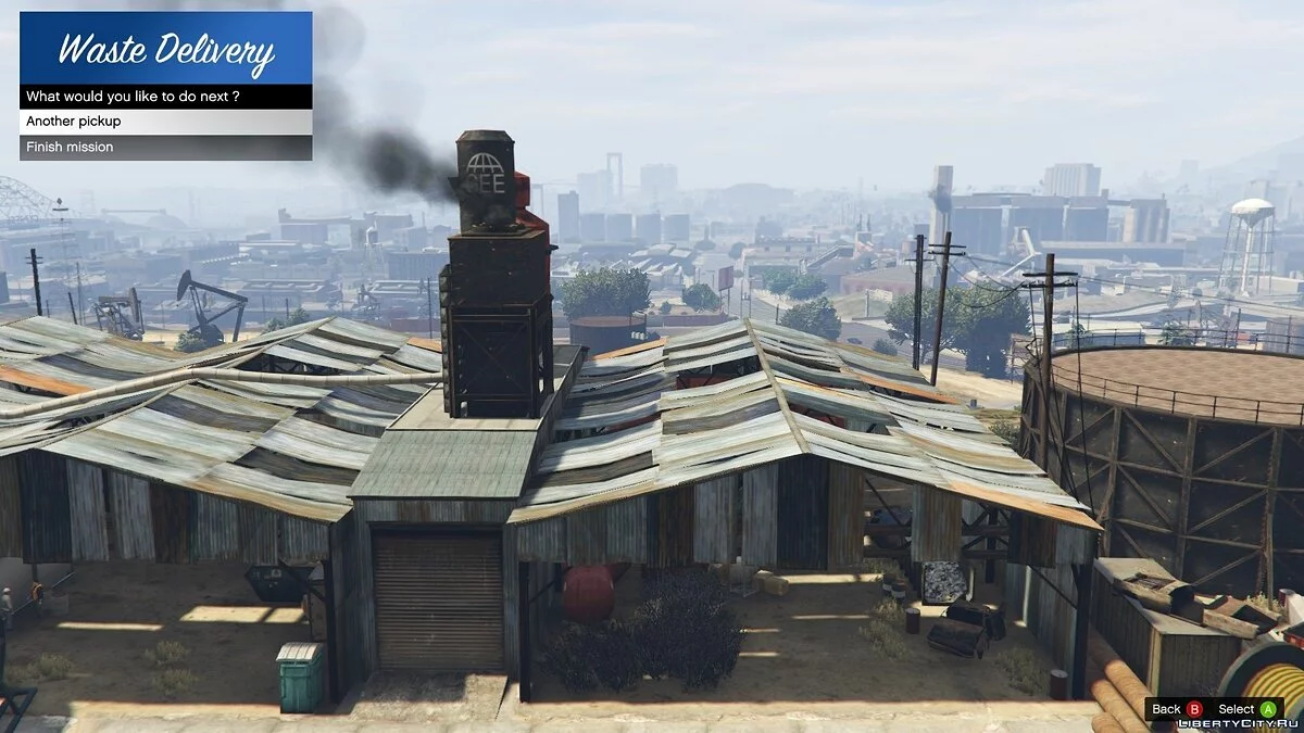 Возможность работать водителем мусоровоза / GTA 5