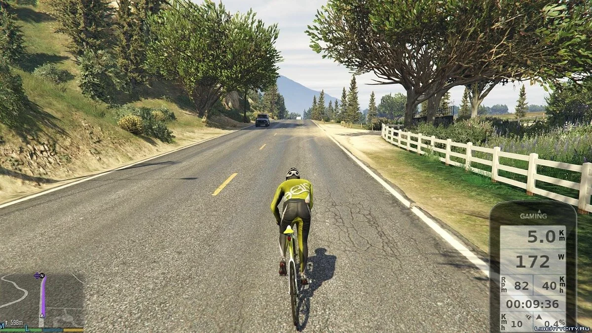GT Bike V 0.2.2 - Виртуальный велотренажёр / GTA 5