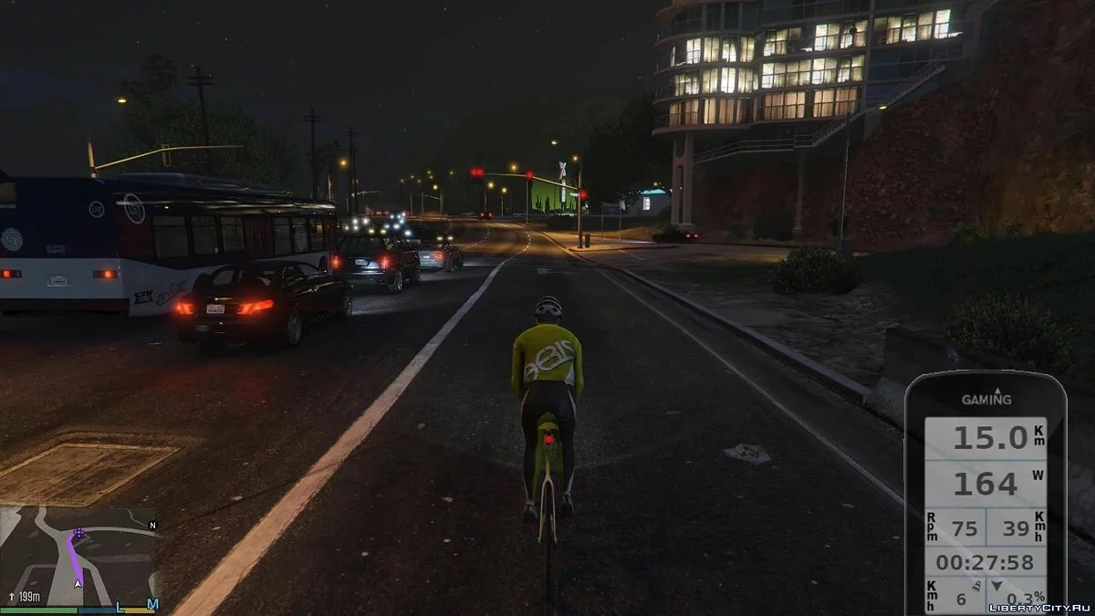 GT Bike V 0.2.2 - Виртуальный велотренажёр / GTA 5