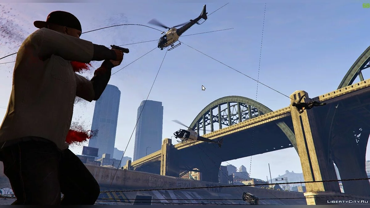 Just Cause 3 script mod - Grappling hook / GTA 5