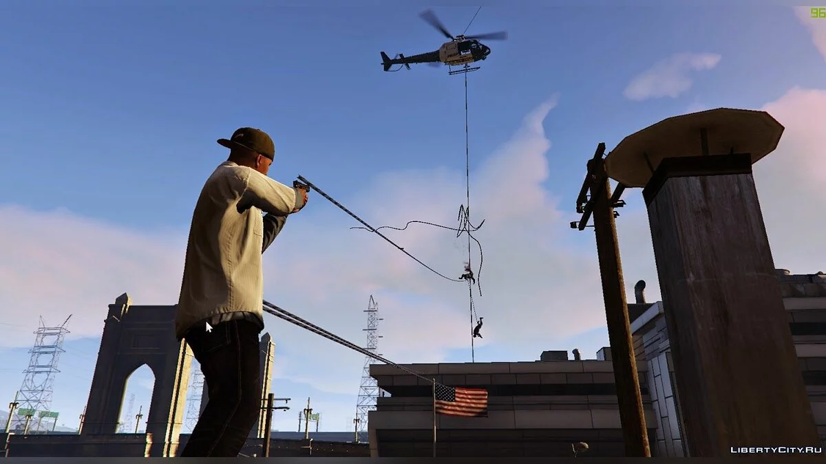 Just Cause 3 script mod - Grappling hook / GTA 5