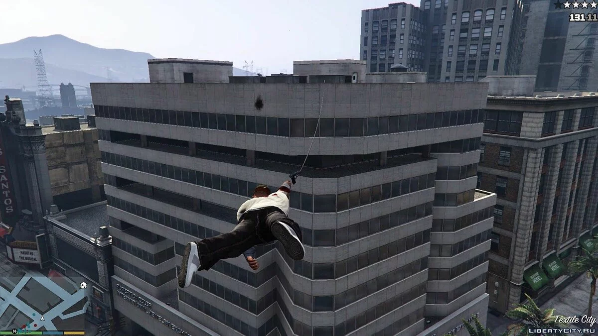 Just Cause 3 script mod - Grappling hook / GTA 5