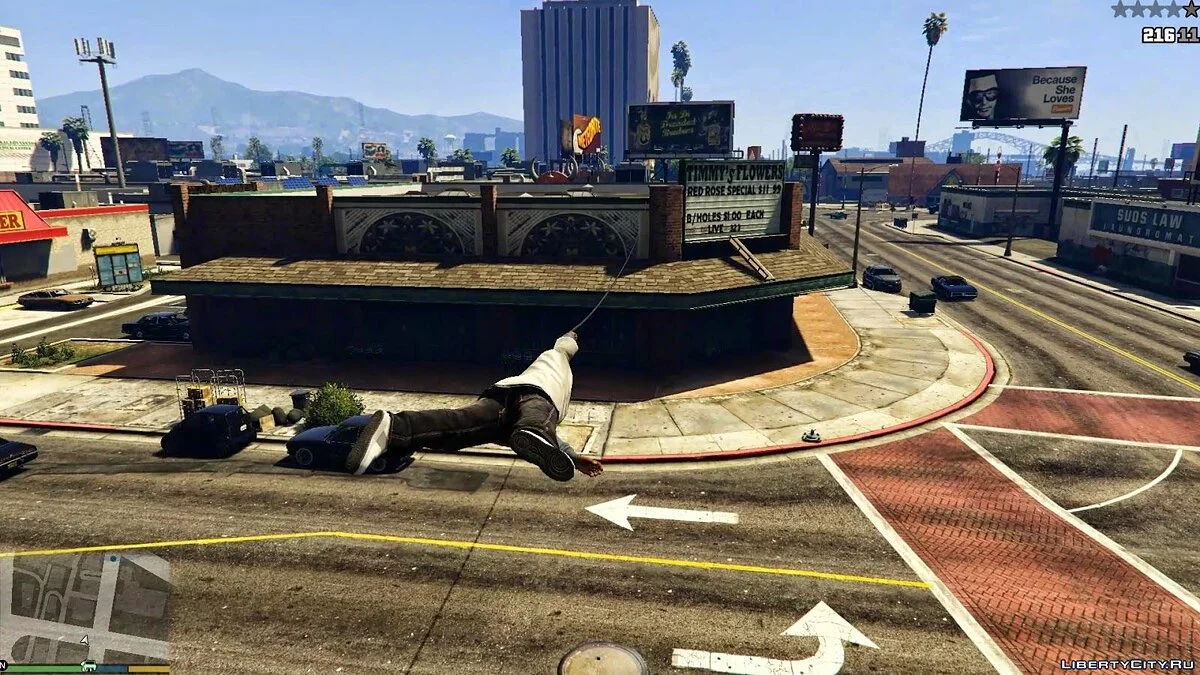 Just Cause 3 script mod - Grappling hook / GTA 5