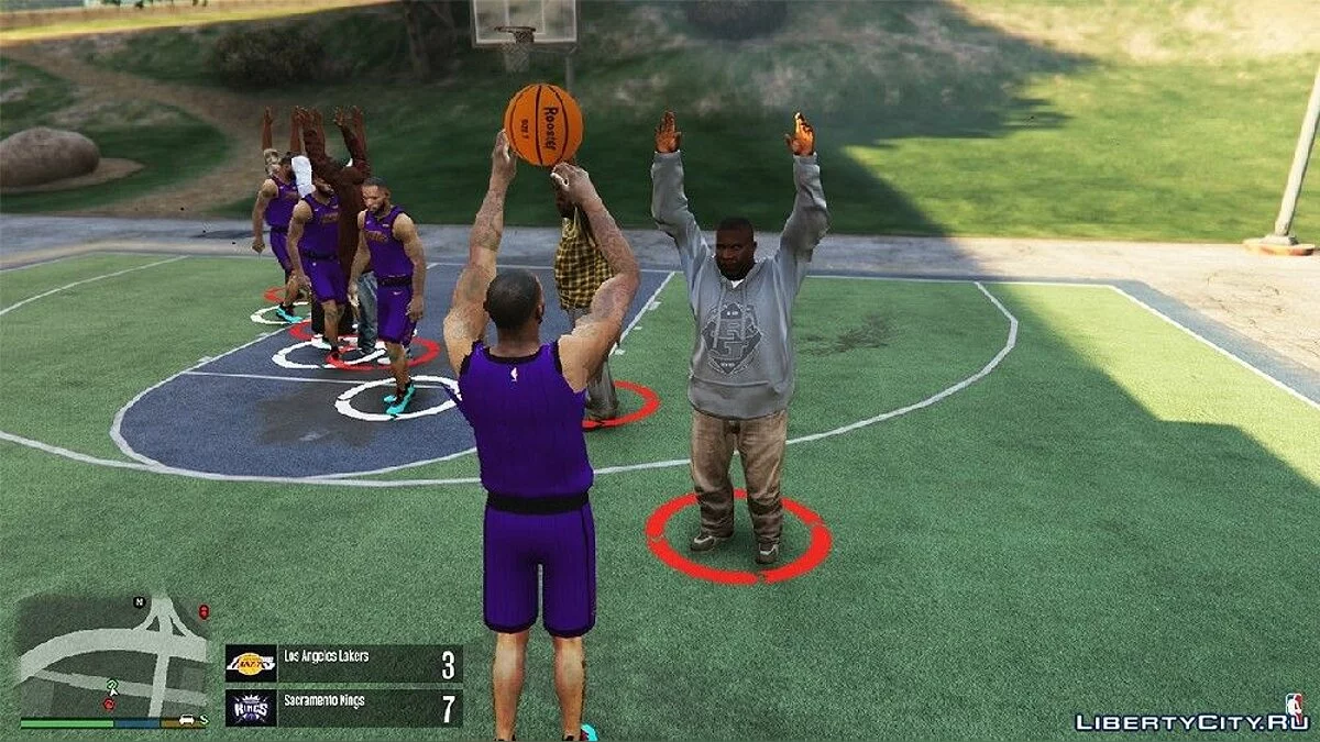 Играть в баскетбол в Лос-Сантосе / GTA 5